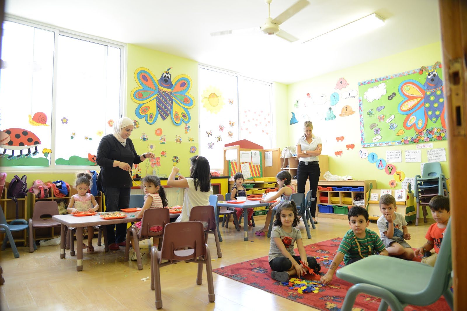 Children at play at Lubna's Pre School