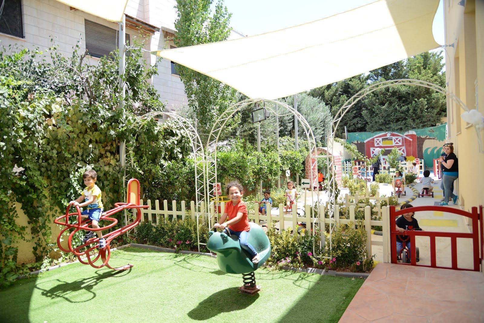 The garden campus at Lubna's Pre School